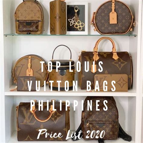 louis vuitton price in philippines|lv Philippines price list.